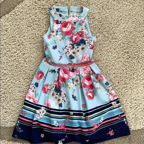 Copper Key Other - 🎀Copper Key floral dress with pink belt🎀